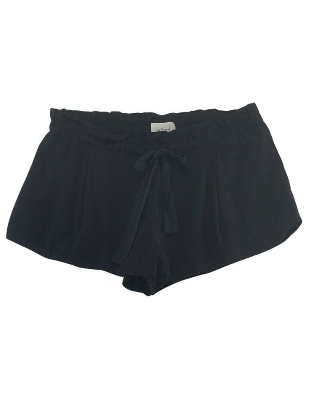 Wilfred Womens Black Drawstring Elastic Waist Shorts M